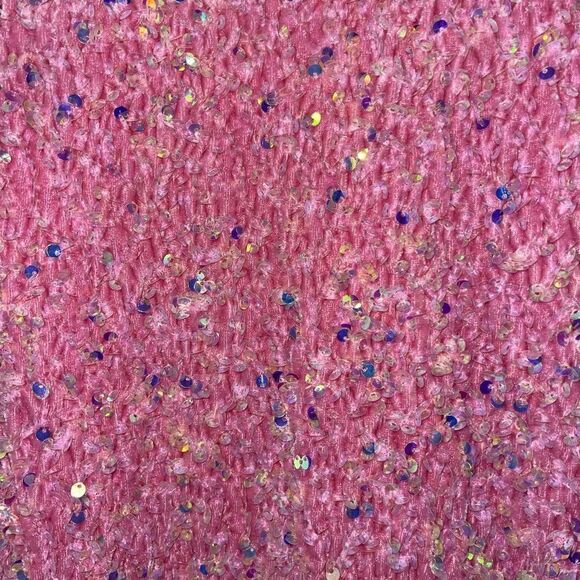 Lucy in the Sky Iridescent Sequin BodyCon Dress in Pink Size Small - Picture 7 of 9